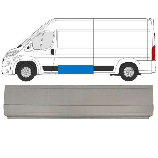 Sivuhelmapelti korjauspaneeli varten Opel Movano 2021-2026 / Vasen 16431