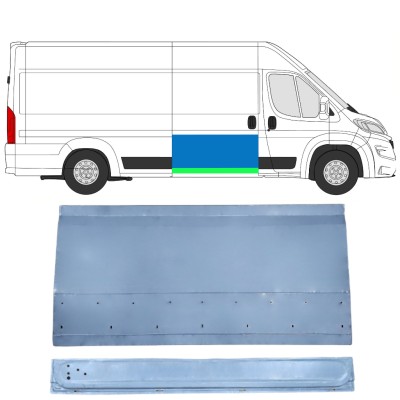 Sisäinen ja ulkoinen Liukuoven korjauspaneeli varten Opel Movano 2021-2026 / Oikea 16402