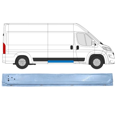 Sisäinen sivuoven kynnysprofiili varten Opel Movano 2021-2026 / Oikea 16405