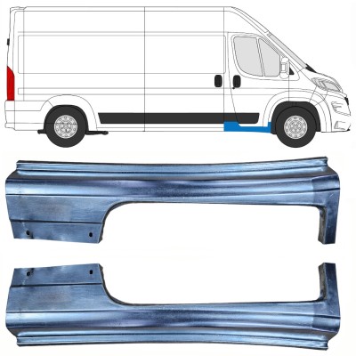 Helmapelti etuoven alle varten Opel Movano 2021-2026 / Vasen+Oikea 16421