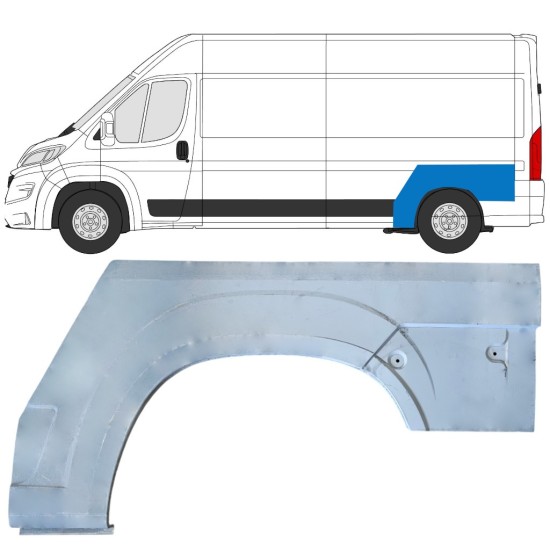 Takalokasuoja korjaussarja varten Opel Movano 2021-2026 / Vasen 16952