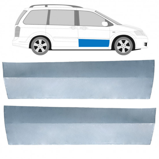 Etuoven korjausosa varten Mazda MPV 1999-2006 / Vasen+Oikea / Sarja 9433