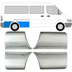 Takalokasuoja korjaussarja varten Mercedes Sprinter 1995-2006 / Vasen+Oikea / Sarja 9613