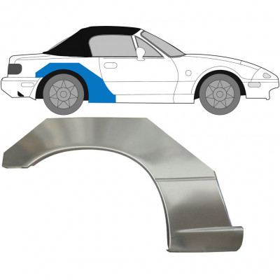 Takalokasuoja korjaussarja varten Mazda MX-5 1989-1998 / Oikea 6694