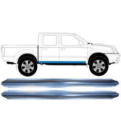 Kynnyspelti korjauspaneeli varten Nissan Navara D22 1998-2005 / Vasen+Oikea / Sarja 16287