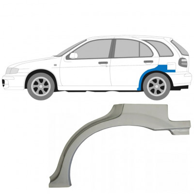 Takalokasuoja korjaussarja varten Nissan Almera 1999-2007 / Vasen 6850