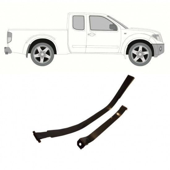 Polttoainetankin kiinnityspanta varten Nissan Navara 2005-2014 7238