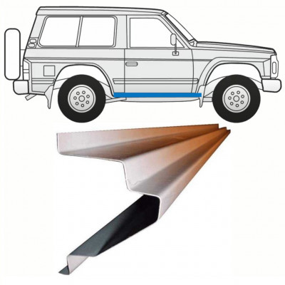 Kynnyspelti korjauspaneeli varten Nissan Patrol 1990-1997 / Vasen = Oikea (symmetrinen) 8597