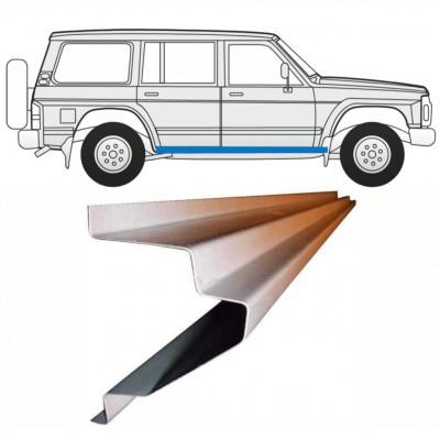 Kynnyspelti korjauspaneeli varten Nissan Patrol 1990-1997 / Vasen = Oikea (symmetrinen) 8598