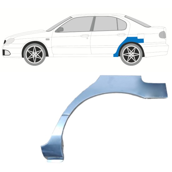 Takalokasuoja korjaussarja varten Nissan Primera P11 1996-2001 / Vasen 6843