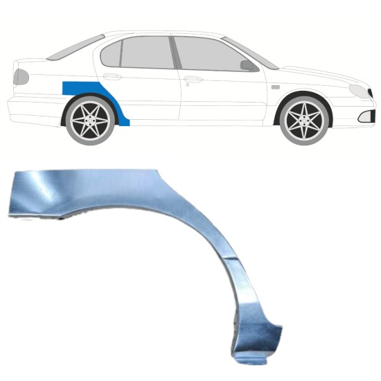 Takalokasuoja korjaussarja varten Nissan Primera P11 1996-2001 / Oikea 6842