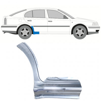 Kynnyspelti korjauspaneeli varten Skoda Octavia 1996-2010 / Oikea 12513