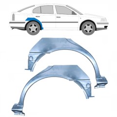 Takalokasuoja korjaussarja varten Skoda Octavia I 1996-2010 / Vasen+Oikea / Sarja 9461