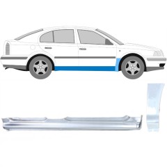 Täysi kynnys ja etulokasuojan korjauspaneeli varten Skoda Octavia I 1996-2010 / Oikea / Sarja 11173