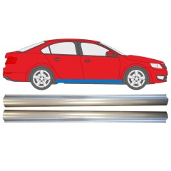 Kynnyspelti korjauspaneeli alempi osa varten Skoda Octavia III 2013-2020 / Vasen+Oikea / Sarja 14827