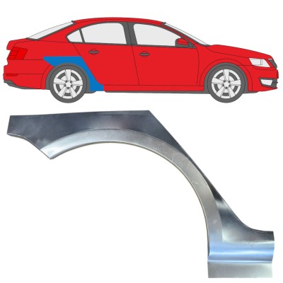 Takalokasuoja korjaussarja varten Skoda Octavia III 2013-2020 / Oikea 15862