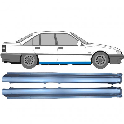 Kynnyspelti korjauspaneeli varten Opel Omega A 1986-1993 / Vasen+Oikea / Sarja 9782