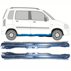 Kynnyspelti varten Opel Agila 2001-2008 / Vasen+Oikea / Sarja 10324