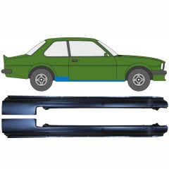 Kynnyspelti varten Opel Ascona B 1975-1981 / Vasen+Oikea / Sarja 11074