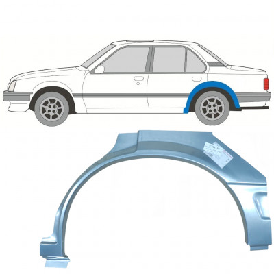 Takalokasuoja korjaussarja varten Opel Ascona C / Vauxhall Cavalier 1981-1988 / Vasen 7292