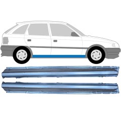 Kynnyspelti varten Opel Astra F 1991-2002 / Vasen+Oikea / Sarja 9447