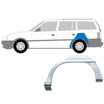 Takalokasuoja korjaussarja varten Opel Astra 1991-2002 / Vasen / COMBI 7260