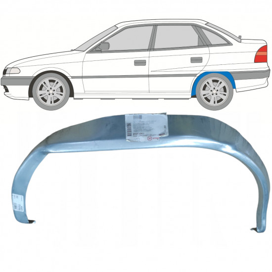 Takalokasuoja sisäkehä varten Opel Astra 1991-2002 / Vasen 7869