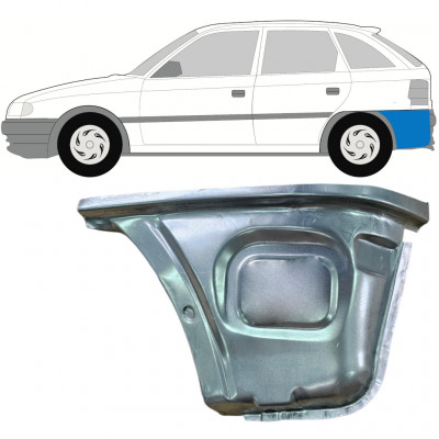 Takakulman korjauspaneeli varten Opel Astra 1991-2002 / Vasen 11102