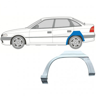 Takalokasuoja korjaussarja varten Opel Astra 1991-2002 / Vasen / SEDAN 7262