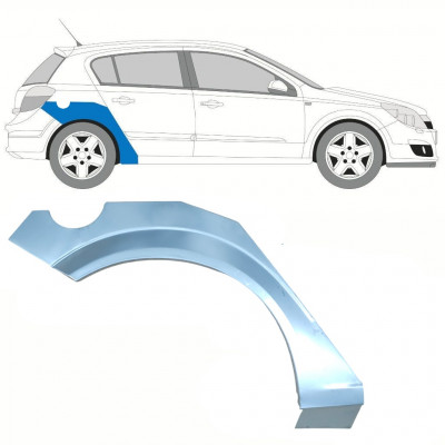 Takalokasuoja korjaussarja varten Opel Astra 2003-2014 / Oikea 8862