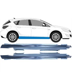 Kynnyspelti varten Opel Astra J 2009-2015 / Vasen+Oikea / Sarja 10566