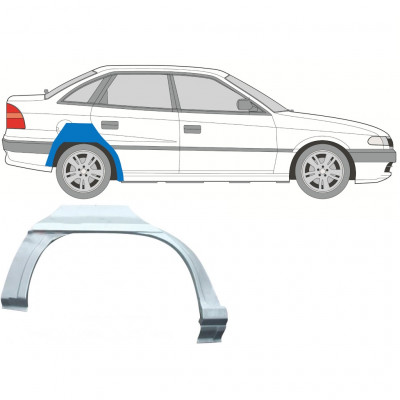 Takalokasuoja korjaussarja varten Opel Astra 1991-2002 / Oikea / SEDAN 7263