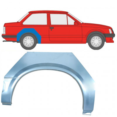 Takalokasuoja korjaussarja varten Opel Corsa A 1982-1993 / Oikea 11018