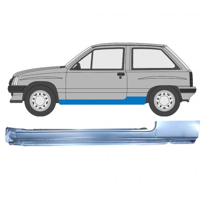 Kynnyspelti varten Opel Corsa A 1982-1993  / Vasen 7704