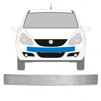 Etupuskurin vahvike varten Opel Corsa D 2006-2014 7564