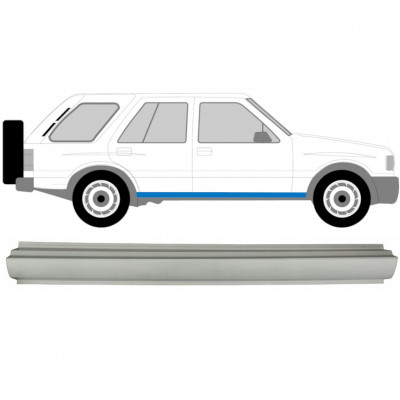 Kynnyspelti korjauspaneeli varten Opel Frontera 1998-2002 / Vasen = Oikea (symmetrinen) 6883