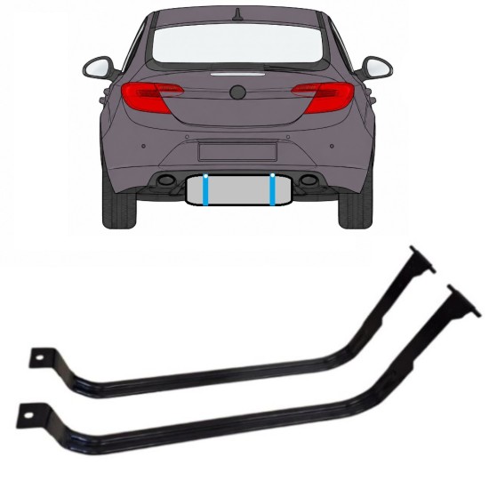 Polttoainetankin kiinnityspanta varten Opel Insignia 2008-2017 15991