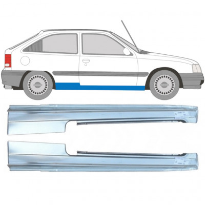 Kynnyspelti korjauspaneeli varten Opel Kadett 1984-1993 / Vasen+Oikea / Sarja 9449