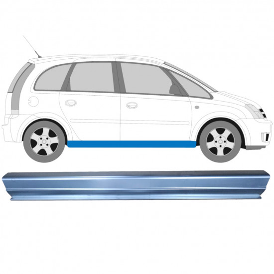 Kynnyspelti korjauspaneeli varten Opel Meriva 2003-2010 / Vasen = Oikea (symmetrinen) 6884