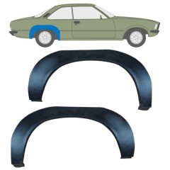 Takalokasuoja korjaussarja varten Opel Rekord D 1972-1977 / Vasen+Oikea / Sarja 11100