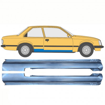 Kynnyspelti korjauspaneeli varten Opel Rekord E 1977-1986 / Vasen+Oikea / Sarja 10871