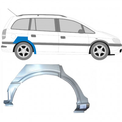 Takalokasuoja korjaussarja varten Opel Zafira 1999-2005 / Oikea 6888