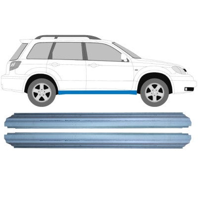 Kynnyspelti korjauspaneeli varten Mitsubishi Outlander 2003-2007 / Vasen+Oikea / Sarja 16144