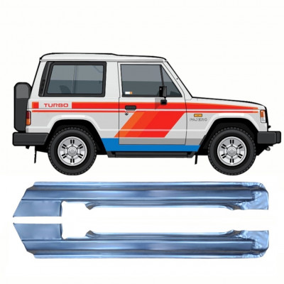 Kynnyspelti varten Mitsubishi Pajero 1982-1992 / Vasen+Oikea / Sarja 10364