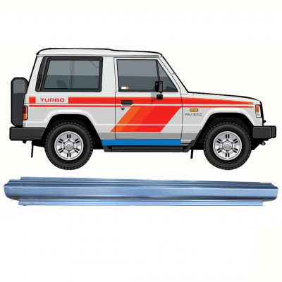 Kynnyspelti korjauspaneeli varten Mitsubishi Pajero 1982-1992 / Vasen = Oikea (symmetrinen) 8697