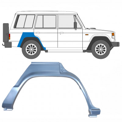 Takalokasuoja korjaussarja varten Mitsubishi Pajero 1982-1992 / Oikea 8893