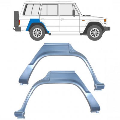 Takalokasuoja korjaussarja varten Mitsubishi Pajero 1982-1992 / Vasen+Oikea / Sarja 9631