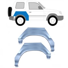 Takalokasuoja korjaussarja varten Mitsubishi Pajero 1991-2001 / Vasen+Oikea / Sarja 10668
