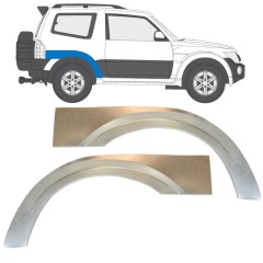 Takalokasuoja korjaussarja varten Mitsubishi Pajero 2006-2021 / Vasen+Oikea / Sarja 14839