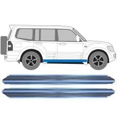 Kynnyspelti korjauspaneeli varten Mitsubishi Pajero 1999-2006 / Vasen+Oikea / Sarja 11362